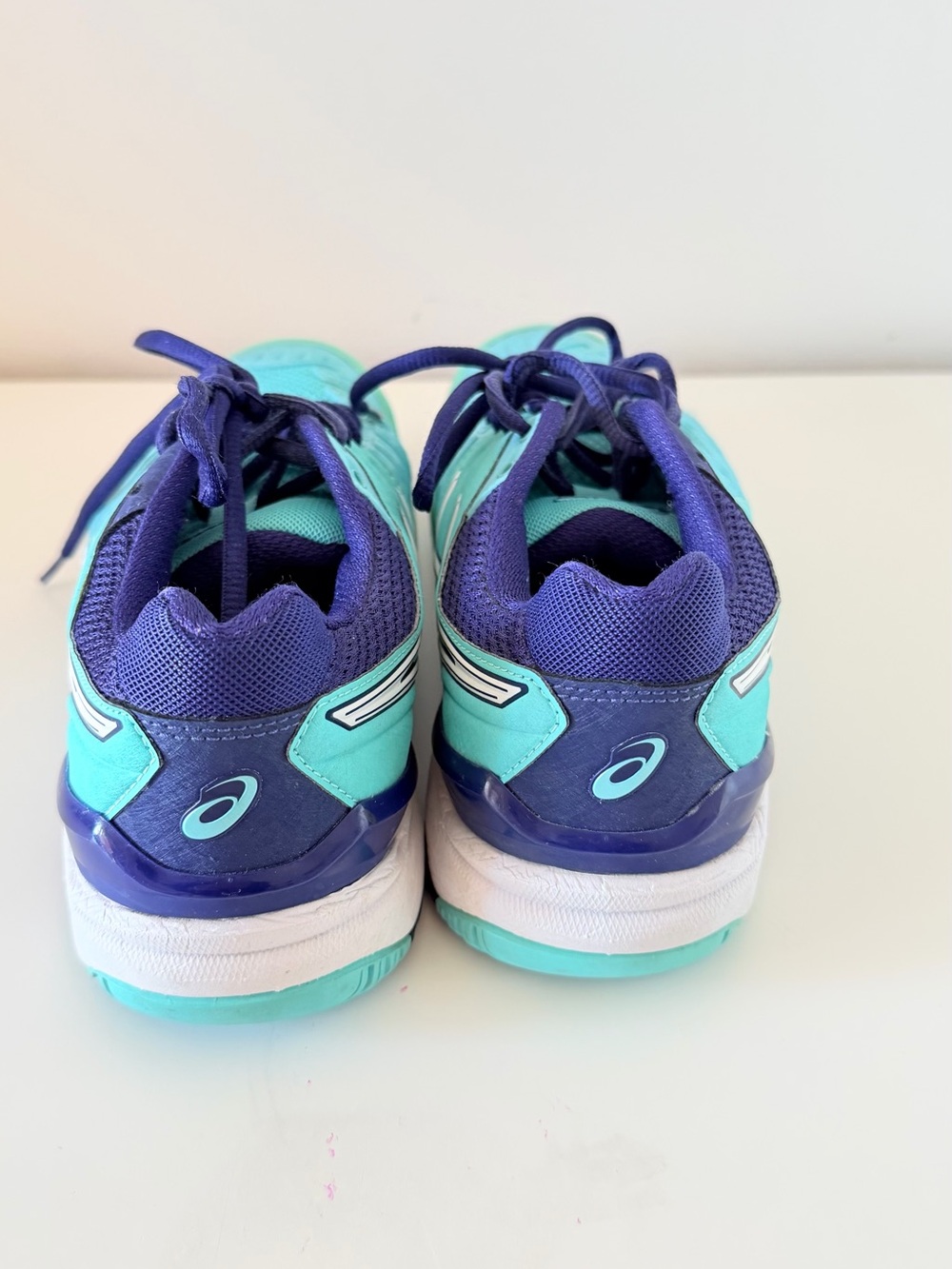 ASICS Gel Solution blue tennis shoes Size US 7 - Picture 6 of 12
